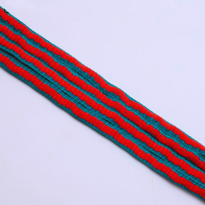 6mm Oval Plastic Tips Two-tone Shoestrings Green Red Polyester Shoelace Semi circular Sports Laces