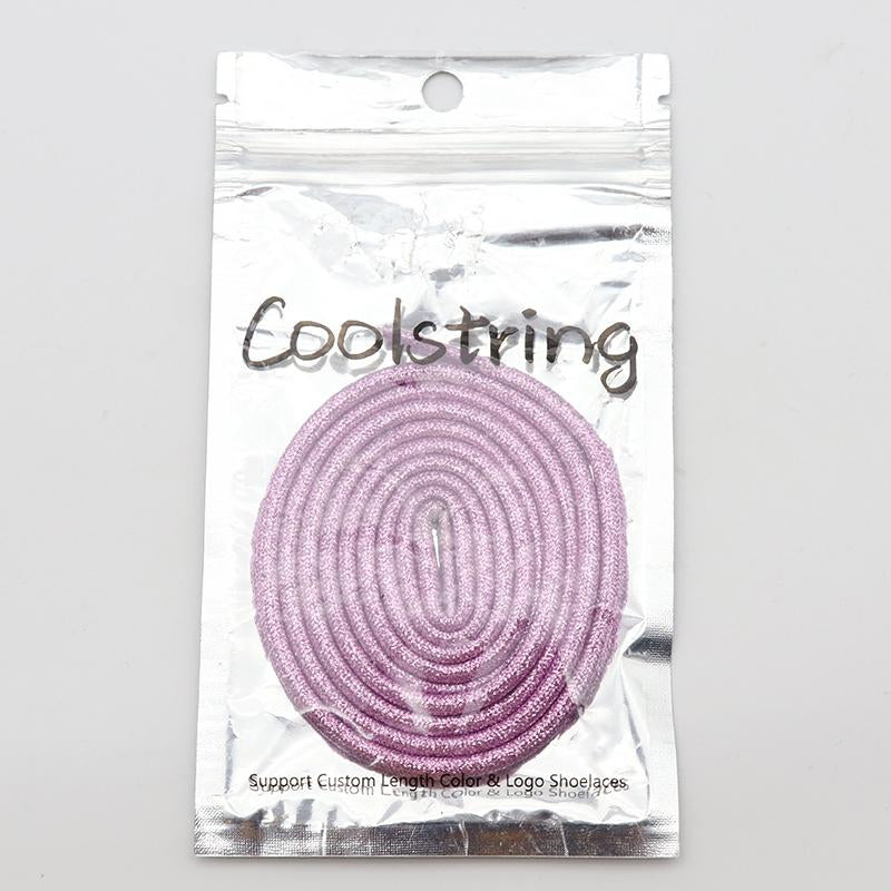 Shoe Accessory 4.5mm Shiny Metallic Shoelaces Premium Pretty Ropes Unisex Sport Basketball Cheap