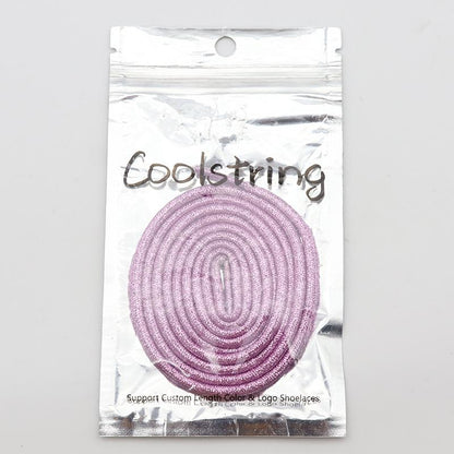 Shoe Accessory 4.5mm Shiny Metallic Shoelaces Premium Pretty Ropes Unisex Sport Basketball Cheap