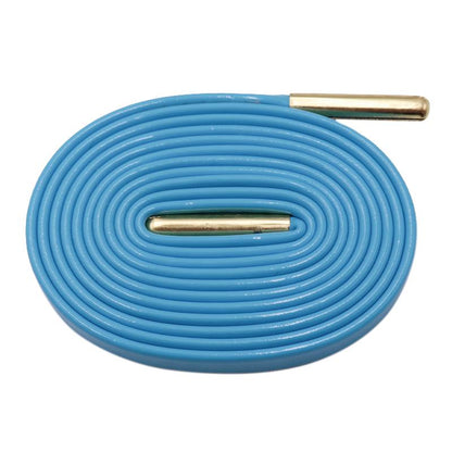 7MM Best Flat Leather Shoelaces Ultra Durable Pu Material Cords Clothing Official Business Bootlace