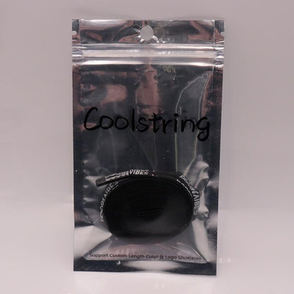 7MM boostVIBES Silk Screen Letter Printing 2021 Trendy Casual Shoelace Luxury Material Consist