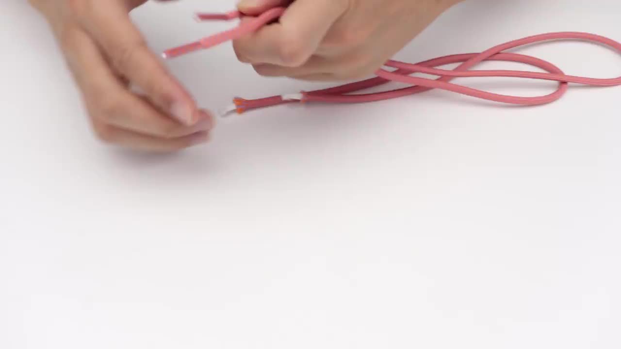 4.5MM Polyester Red Charmed Women Lady Girl's Color Matching Cute Packaging Rope Description For