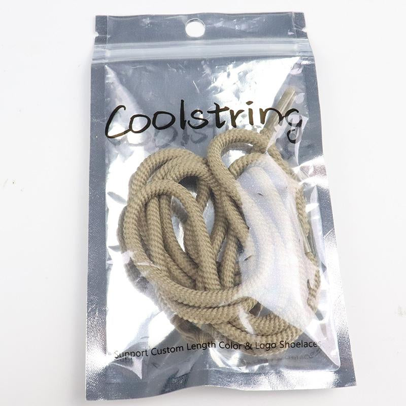 Shoe Accessory 4.5MM Khaki Strong Polyester Ropes For Hiking Boots Unisex Women Sneaker 2021