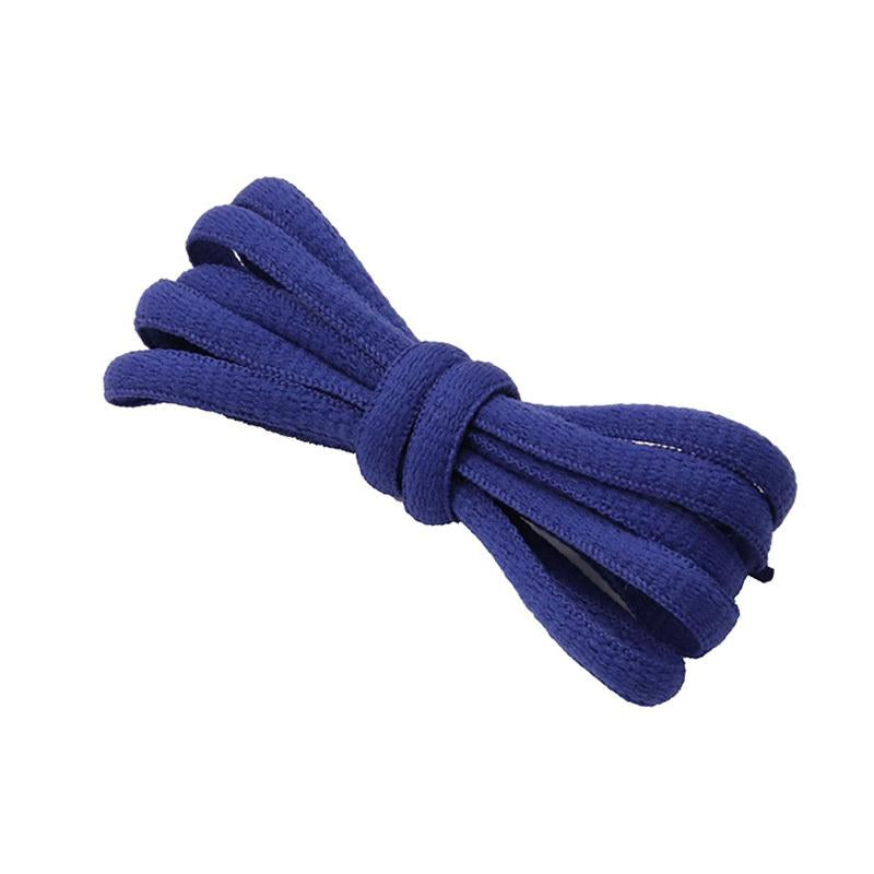 Pure Cotton Laces 6MM Oval Blue Purple Shoelaces Premium Cords Authentic Polyester Rope For