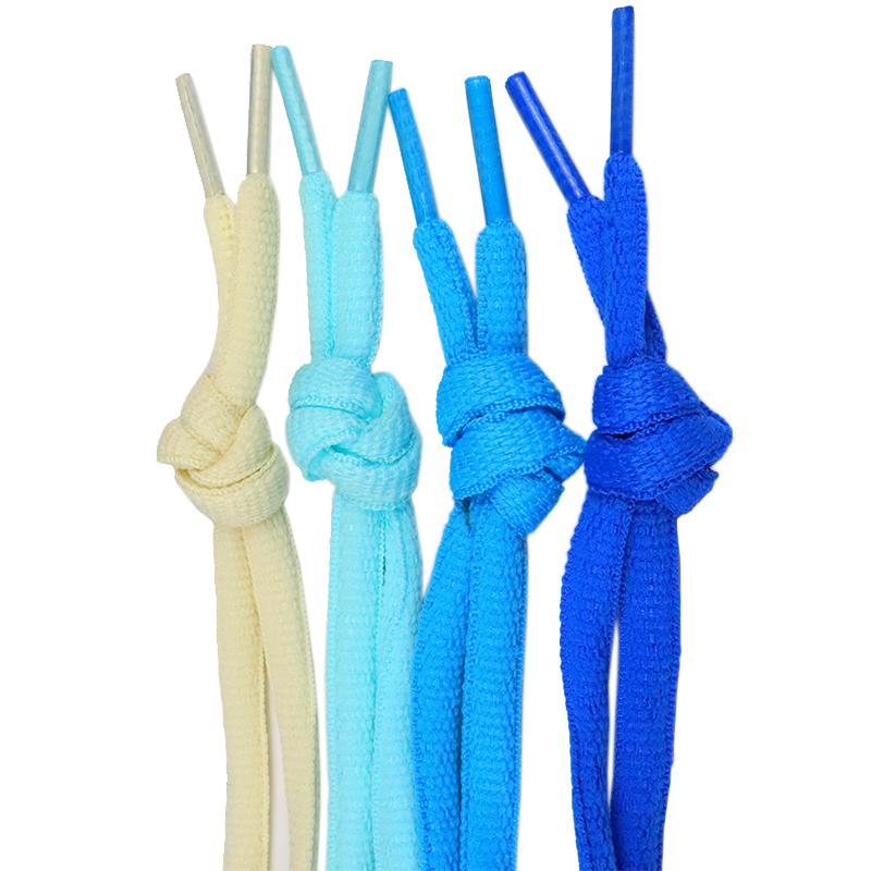 Weiou 100% Polyester Cotton Canvas Lace 8.5MM Oval Shoe Accessories Colorful Women Boots