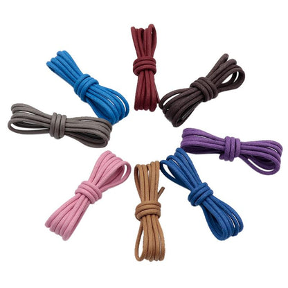 3MM Thiny Round Shape Waterproof Waxed Laces 100% Cotton Easy Decorations Many-Hued Swimming Pants