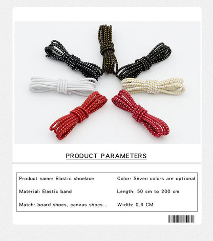 3MM Pro Shoe Accessories Ultra Stretch Shoelaces Men Women Sneaker 2021 Trendy Elastic Adjustable