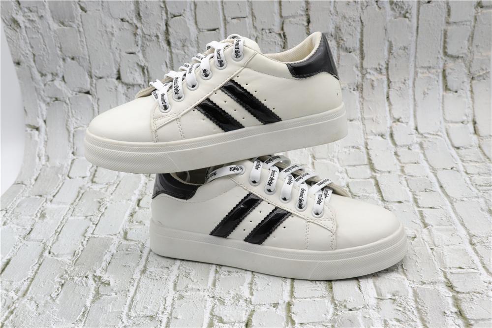 7MM Saint Side White Black Letter Flat Type Waist Laces Men Women Sneaker Ropes Boots Canvas Casual