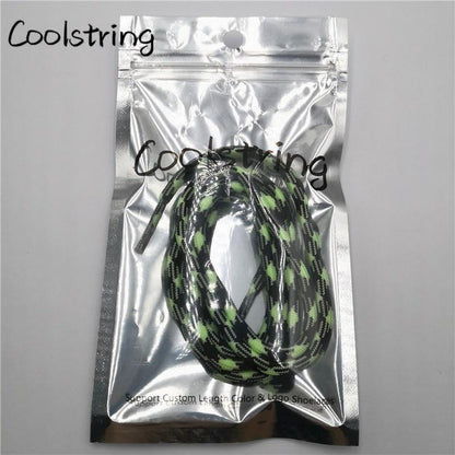 Sport  Fluorescence Round Shoelace Glow In The Dark Night Colorful Fluorescent Shoe Laces Athletic