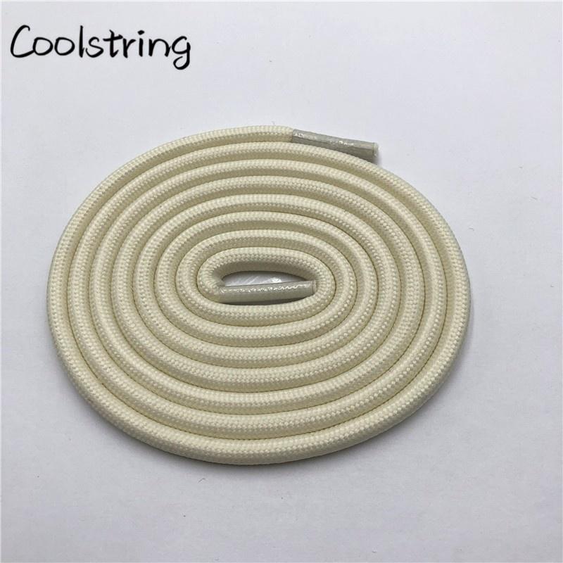 5mm Round Polyester Customized Shoelaces Green Navy Fashion Shoe Laces Extral Long Unisex Women Men