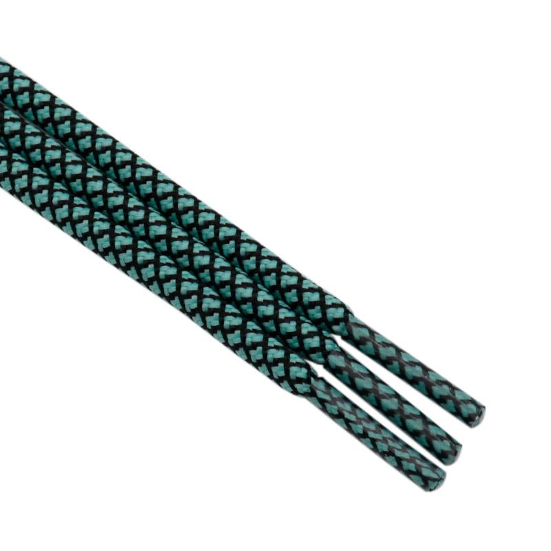 4.5MM Polyester Affordable Shoe Accessories Cyan Blue Green Durable Ropes For Picnic Mountain Party