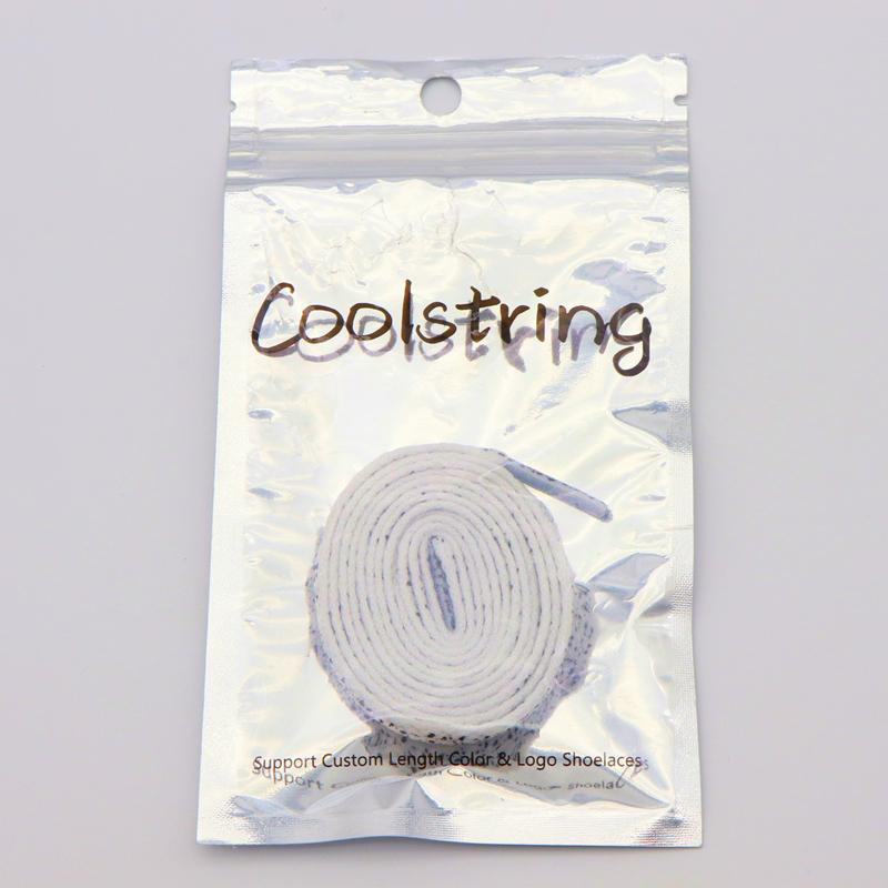 8MM Spray Point High Quality Shoelaces Easy Boots Canvas Ropes Adult&Kid Sneaker 2021 Unisex Black