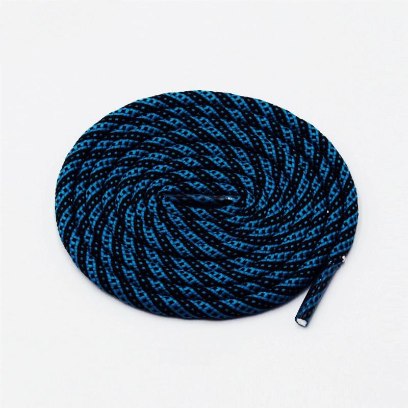 5MM Round Cords Spiral Plaid Polyester Shoelaces For Adult&Kid Men Women Sneaker 2021 Outdoor Sports
