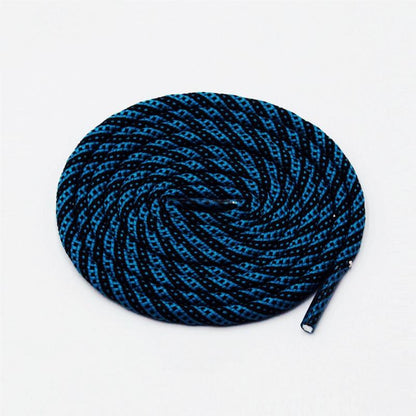 5MM Round Cords Spiral Plaid Polyester Shoelaces For Adult&Kid Men Women Sneaker 2021 Outdoor Sports