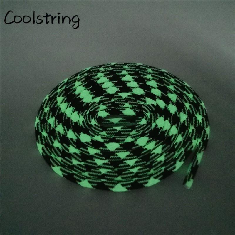 Sport  Fluorescence Round Shoelace Glow In The Dark Night Colorful Fluorescent Shoe Laces Athletic