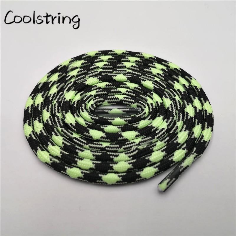 Sport  Fluorescence Round Shoelace Glow In The Dark Night Colorful Fluorescent Shoe Laces Athletic