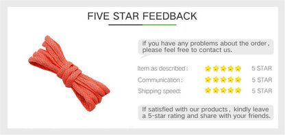 6MM Orange Premium Night Glow Ropes Special 3M Reflecitive Unique Luminous Sneaker Sport Shoe Cords
