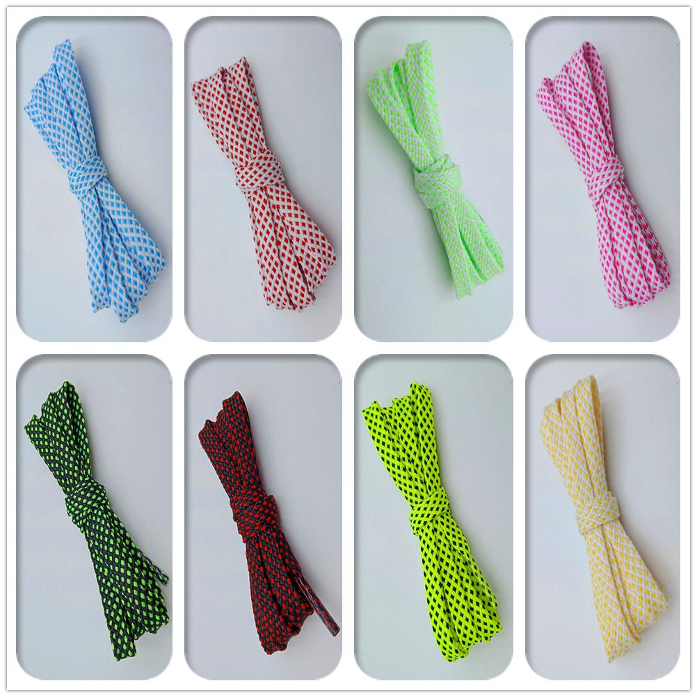Classic Style 7MM Shoe Accessories Bright Flat Shoelaces Innovative Luxury Lacet For Casual Canvas
