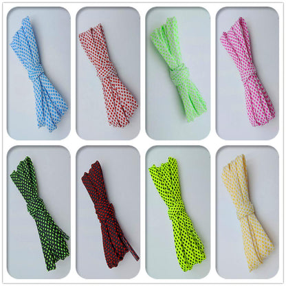 Classic Style 7MM Shoe Accessories Bright Flat Shoelaces Innovative Luxury Lacet For Casual Canvas