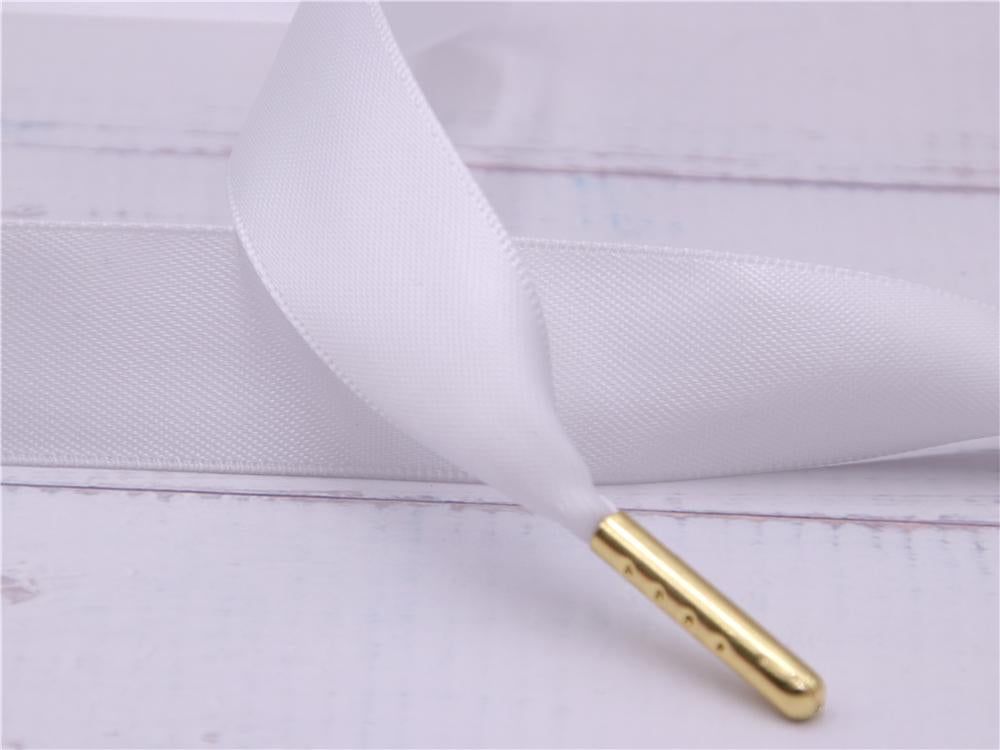 Ribbon Wide Shoelaces Women Canvas Casual Lacet 50-200CM Free Metal Tip Install For Shoe Cords