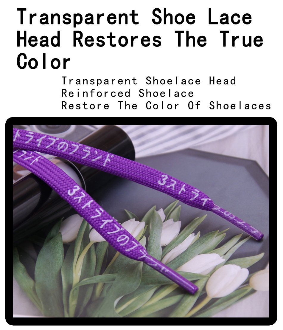 Bright Iridescent Color Series Pretty Japanese Shoelace Sneakers Women Charmed Lacet Promotional