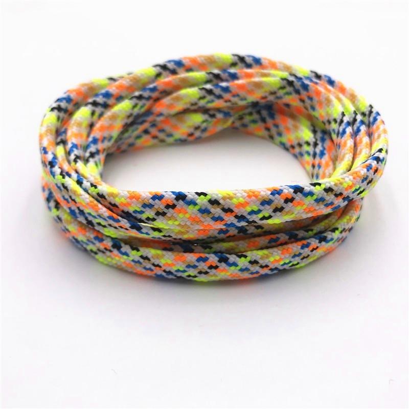 7MM Multi Color sweet Camouflage  Shoelaces Women Sneaker 2021 Casual Shoe Lacel Unisex Boots Shoe