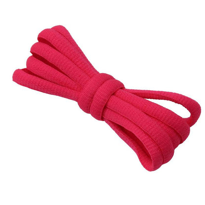 6MM Oval Shoe Accessories Passionate Red Pink Pure Cotton Flexible Lace Colour Bright For Custom In