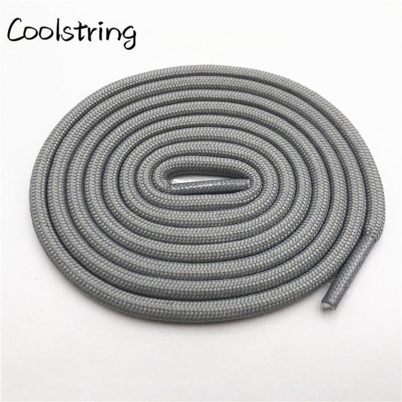 5mm Round Polyester Customized Shoelaces Green Navy Fashion Shoe Laces Extral Long Unisex Women Men