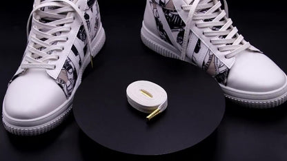 7MM Flat Type Innovative Shoe Accessories With Metal Tip Women Boots Fashion Shoelaces Zapatillas