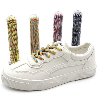 New Shoelace Top Quality Polyester Classic Round Shoestring Casual Sports Boots Shoe Laces 60-180cm