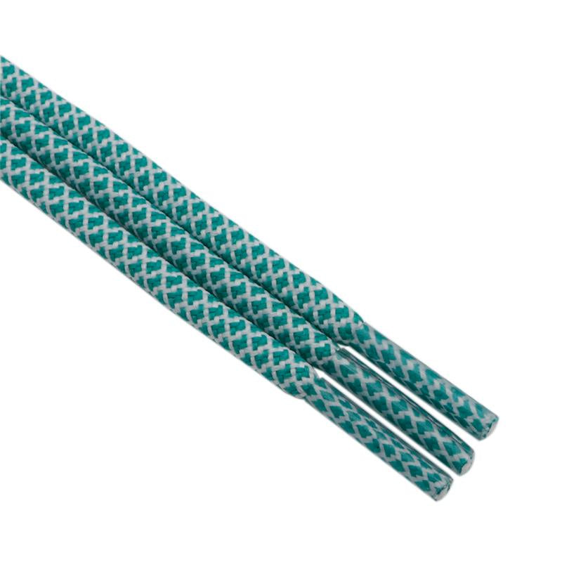 4.5MM Polyester Affordable Shoe Accessories Cyan Blue Green Durable Ropes For Picnic Mountain Party