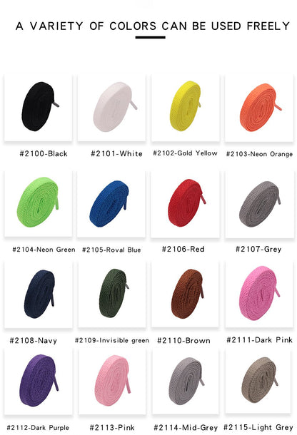 8MM Breezy Yellow Apricot Flat Shoelaces Warm Color Youth Easy Laces For Children Sport Runnning