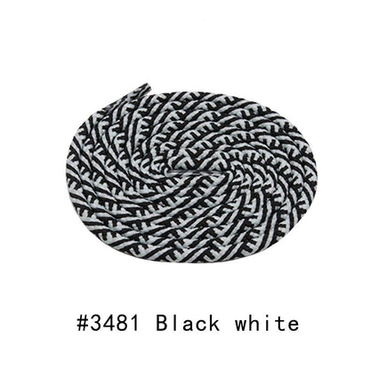 5MM Round Type Polyester Shoelaces High Quality For Unisex Men Women Sneakers Adult Kid Causal Boots