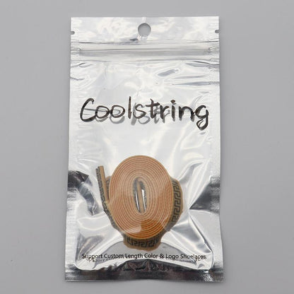 8MM Perfect Shoelaces Easy Wearing Black White Golden Shoe Cords Women Sneakers Boots Fashion Laces