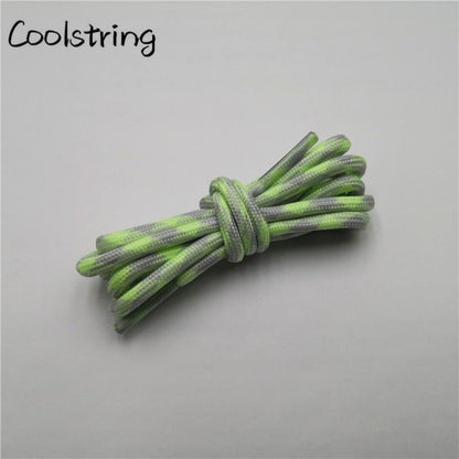 Sport  Fluorescence Round Shoelace Glow In The Dark Night Colorful Fluorescent Shoe Laces Athletic