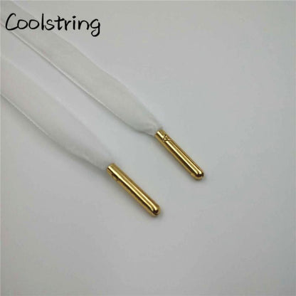60-180cm Length 1.27 Cm Width Velvet Surface Shoelaces Women Men Black White Colorful Sports Casual