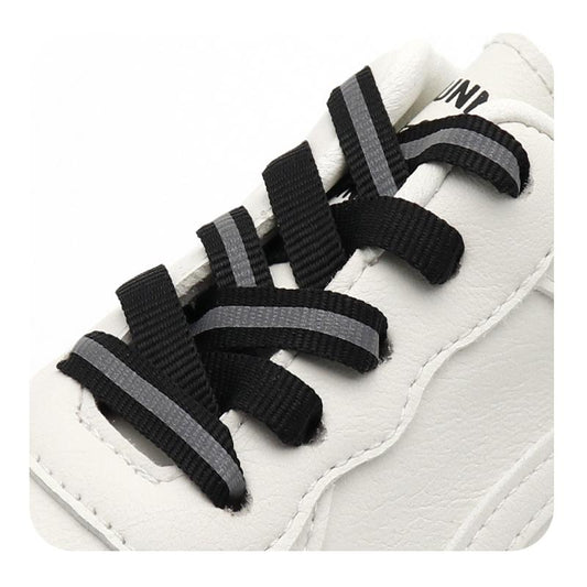 4M Reflective 7MM Flat Premium Shoelaces Glow Laces In Night Light Eye-catching Shining Cords 2021