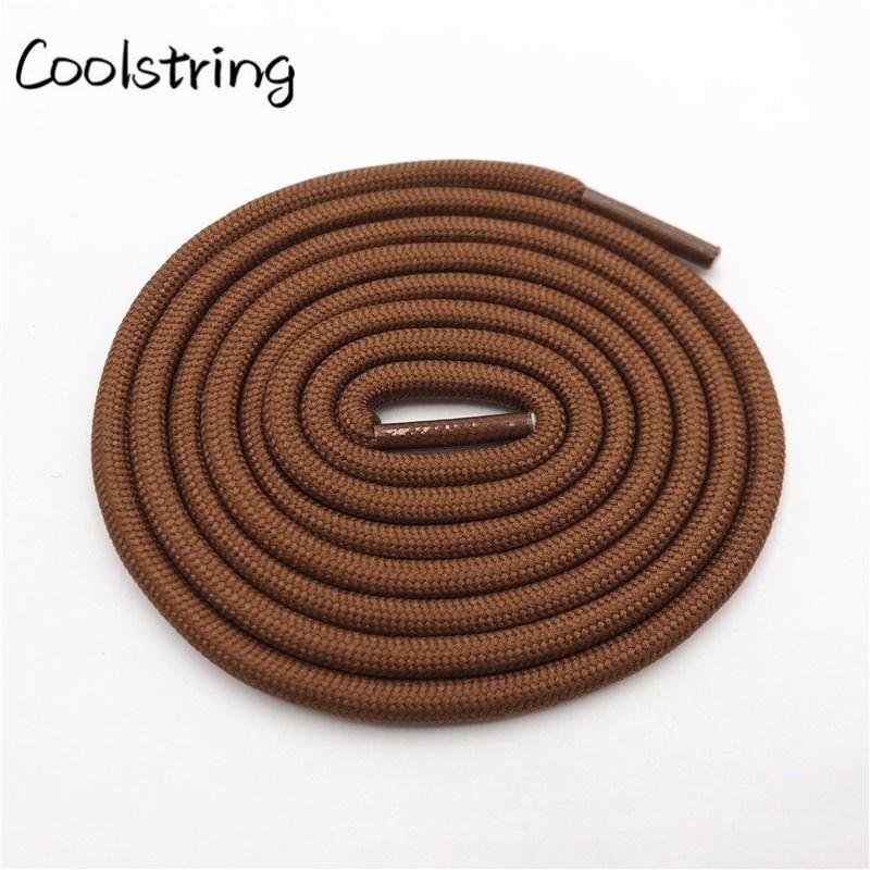 5mm Round Polyester Customized Shoelaces Green Navy Fashion Shoe Laces Extral Long Unisex Women Men