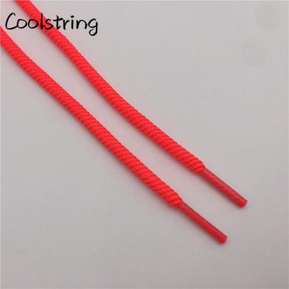 Bright Color 5mm Spiral Round Polyester Shoelaces novelty Sports Bootlaces For Mountaineering