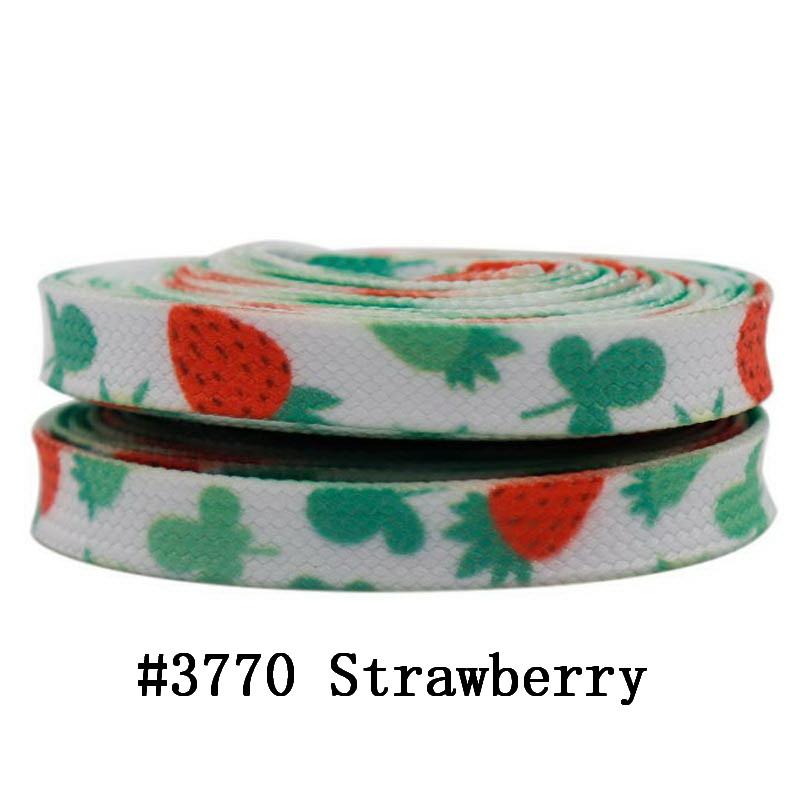 60-180cm cartoon Watermelon Strawberry shoelace 2 designs flat shoes board shoes af1 high-top shoe