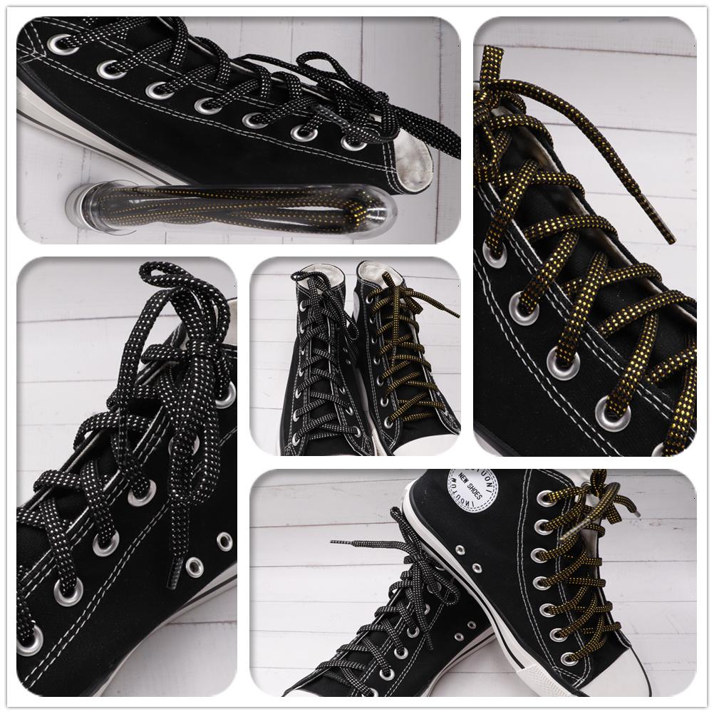 8MM Nice Shoe Accessory Charmed Metallic Yarn Laces Business Women Sneaker Boots Canvas Cords 2021