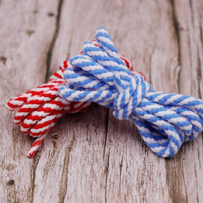 5mm Round Athletic Shoelaces Shoe Laces Sport Bootlace Shoestring Two-color Eight Strand Hollow Rope Spiral Pattern Interval Hat Pants Waist
