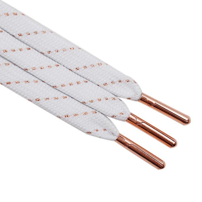 Elegant 10MM Double Colors Shoelace 60-180cm Shoe Metal String  Shoes Accessories for Women White Shoes Queens AF1 Fit