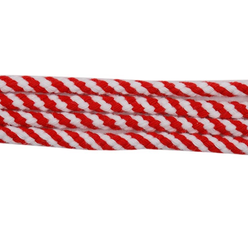 5mm Round Athletic Shoelaces Shoe Laces Sport Bootlace Shoestring Two-color Eight Strand Hollow Rope Spiral Pattern Interval Hat Pants Waist