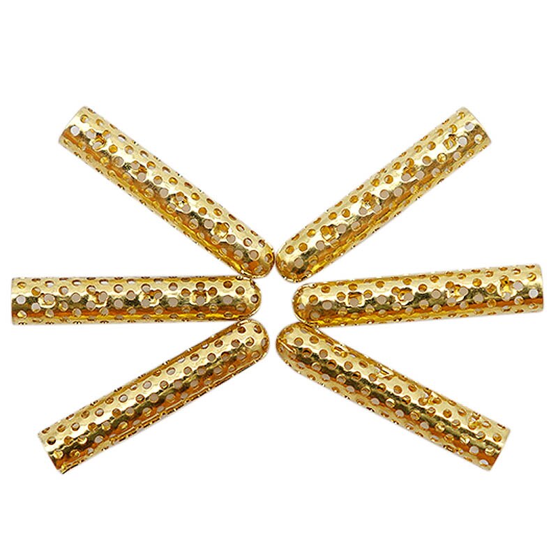 Hollow Metal Tips 3.8-22.5mm Golden Painting  For Shoelace Drawstring  Accessories Cut Outs Shoe Lace Aglet