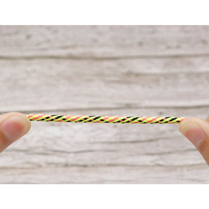 Double Layers 5mm Black Shoelaces 60-180cm 3 Colors Mix Knitting Shoelaces Super Bootlaces Shimmering  Laces for Queens Kids