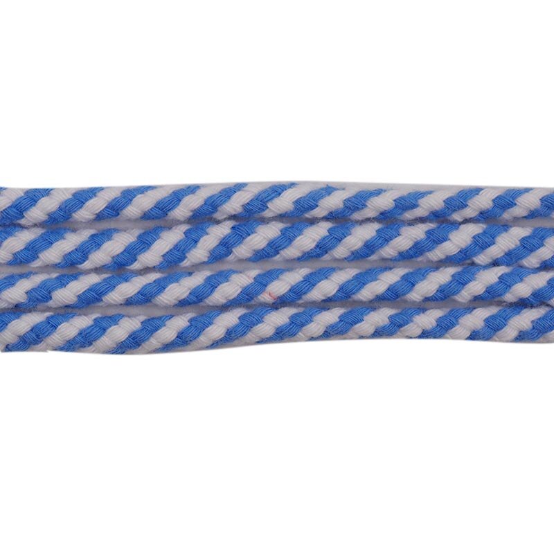 5mm Round Athletic Shoelaces Shoe Laces Sport Bootlace Shoestring Two-color Eight Strand Hollow Rope Spiral Pattern Interval Hat Pants Waist