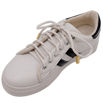 Shinny Golden 4PCS/lot DIY Metal Aglet Replacement Shoelaces Metal Tips Buckle Mirror Gunmetal Head For Sneakers AF1