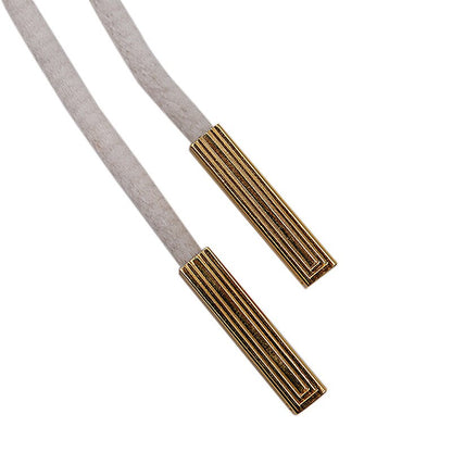 Shinny Golden 4PCS/lot DIY Metal Aglet Replacement Shoelaces Metal Tips Buckle Mirror Gunmetal Head For Sneakers AF1