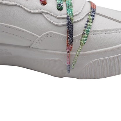 Glitter NICE Shoe 60-180cm Elastic Laces Sneakers 2pairs  Rubber Band Shoelaces Flat Free Laces Children and Adults Shoelace